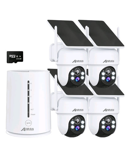 Arcctv Solar Battery Powered Wireless Security Camera System Home Outdoor Wifi IP