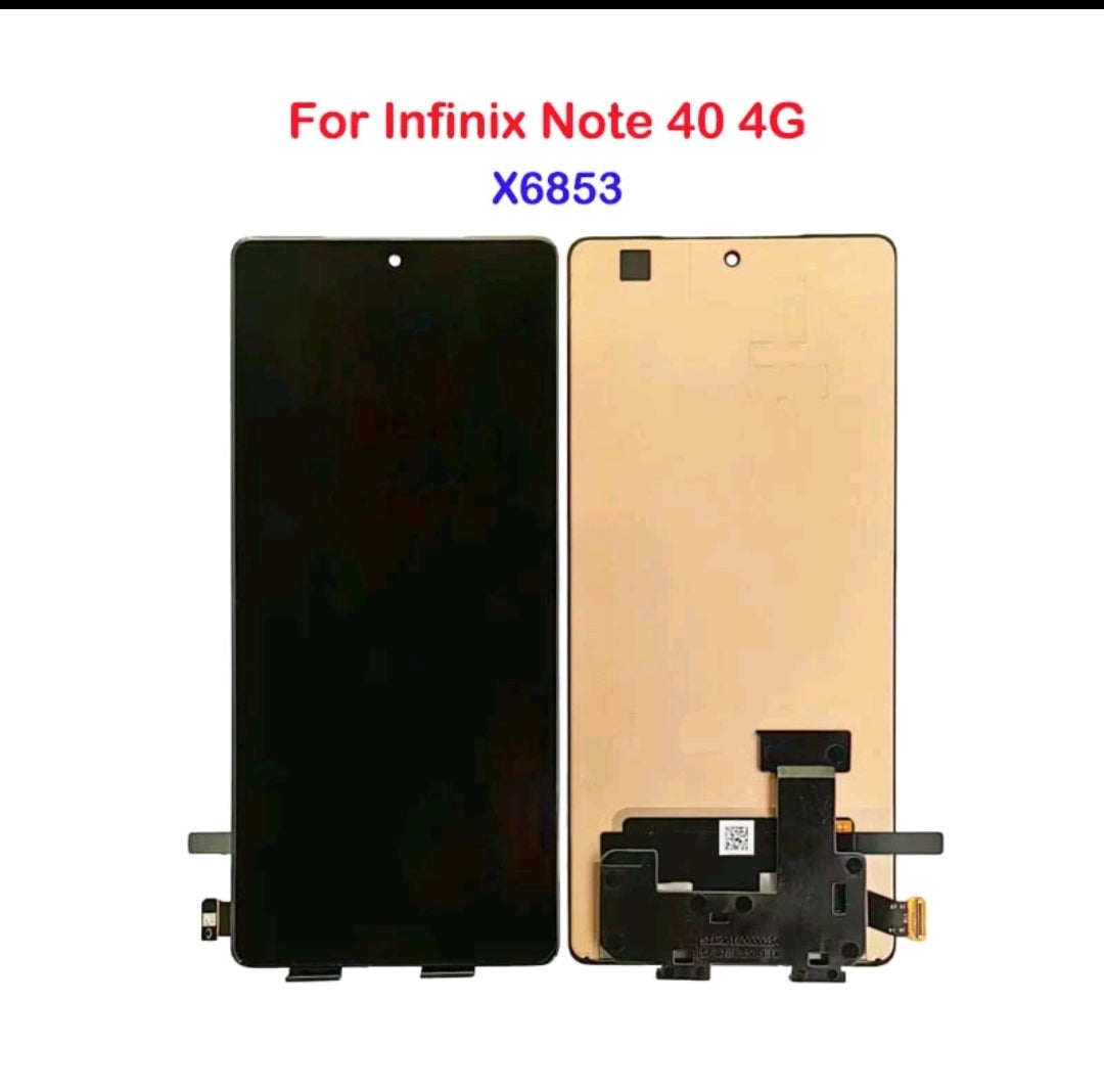 Infinix Note 40 4G X6853 LCD Display Touch Screen