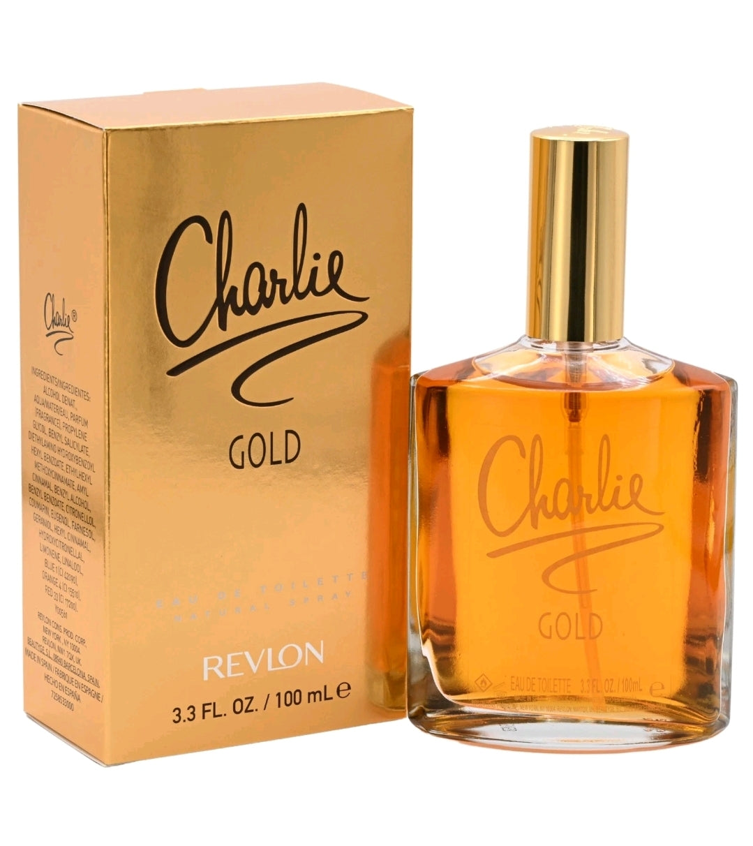 CHARLIE GOLD by REVLON Perfume 3.4 / 3.3 oz EDT For Women New in Box