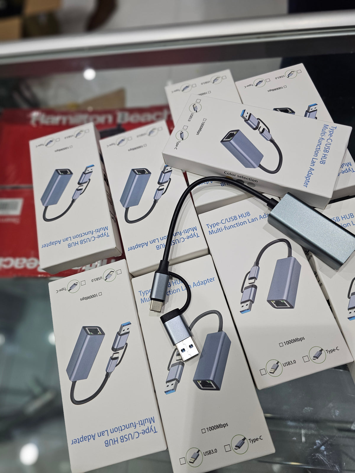 Type C /usb hub multi-function lan adapter