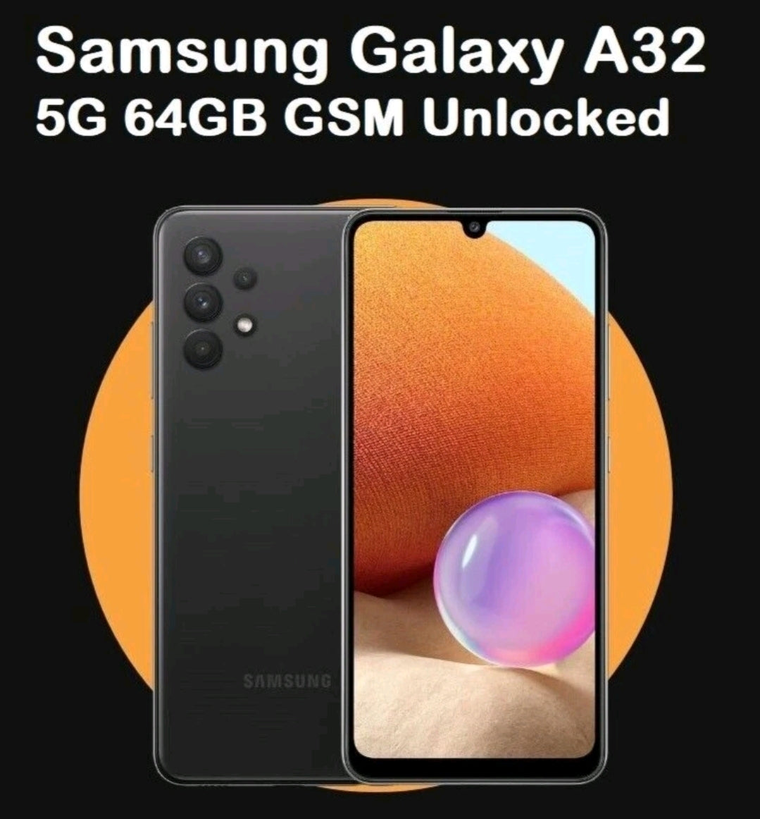 Samsung Galaxy A32 5G SM-A326U Unlocked (Any Carrier)  64GB Black