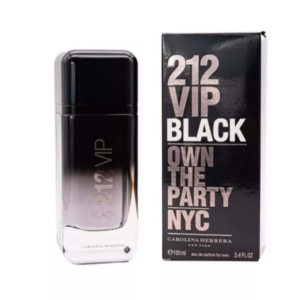 212 VIP Black by Carolina Herrera 3.4 oz EDP Cologne for Men New in Box