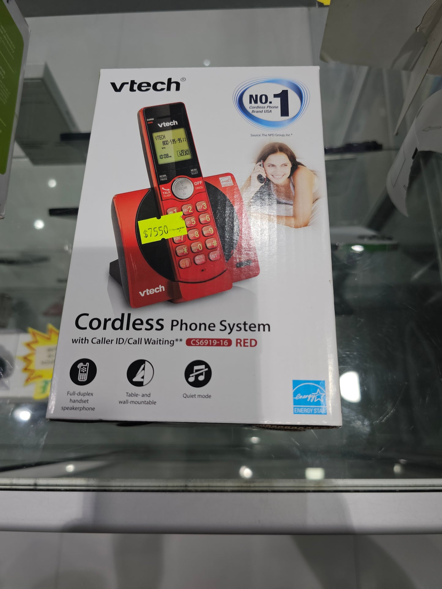 VTech No.1  cordless phone system cs6919-16 red