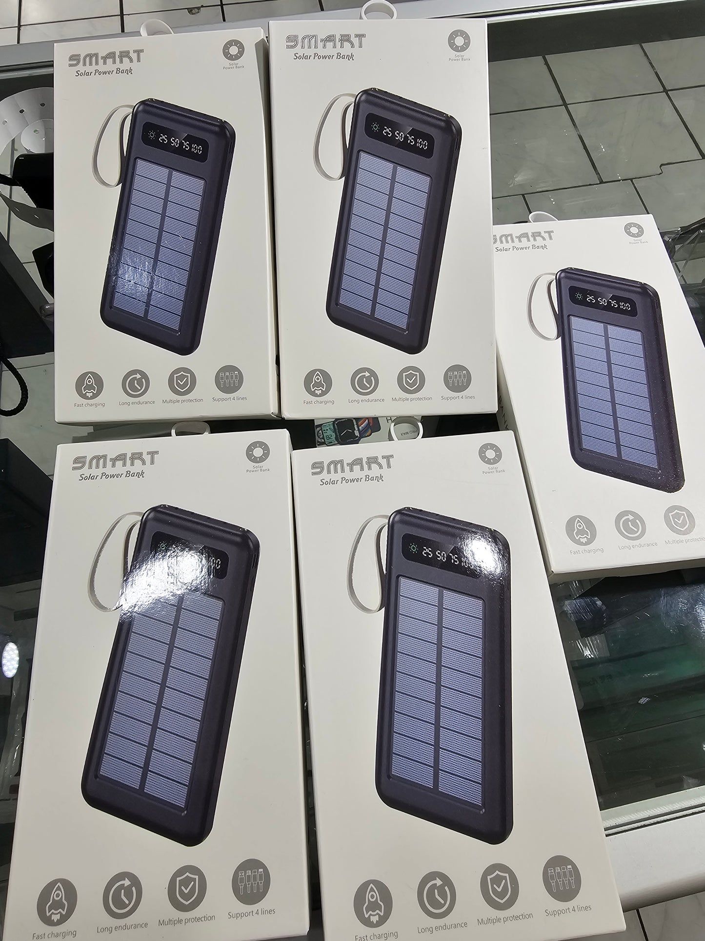 Smart solar power bank