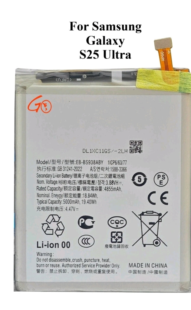 Battery Replacement for Samsung Galaxy S25 Ultra S938