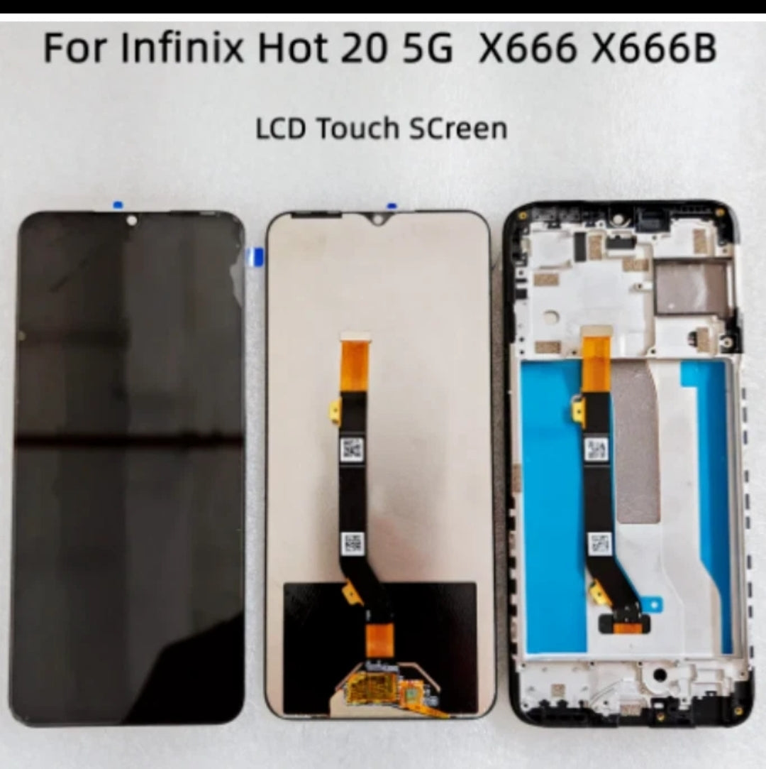 Infinix Hot 20 5G LCD Display Touch Screen Digitizer