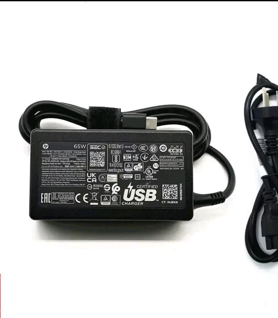 Genuine HP 65W Type-C USB-C Adapter B0H07-Y-1