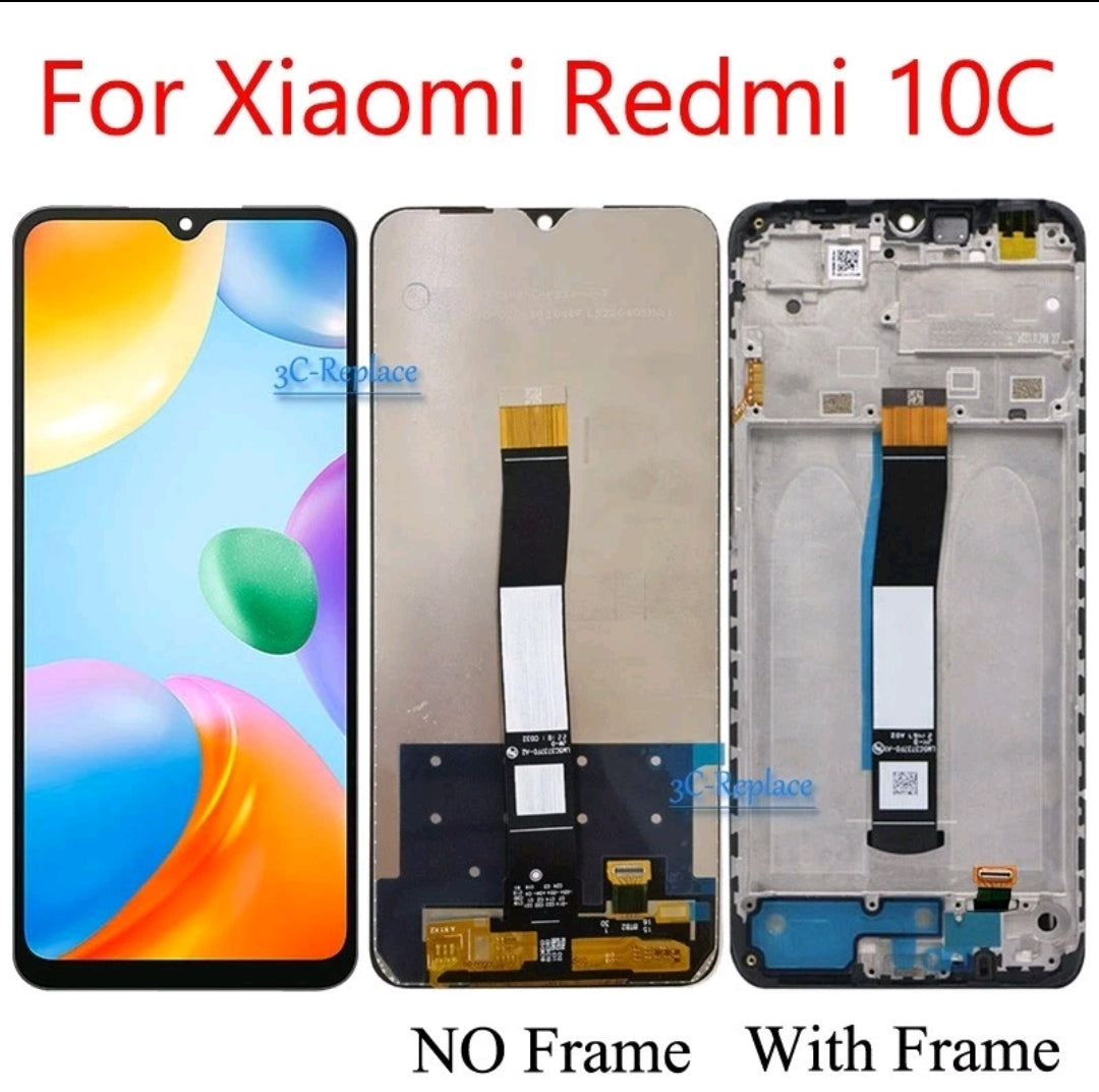 Xiaomi Redmi 10C 220333QAG 220333QBI LCD Display Touch Screen Assembly