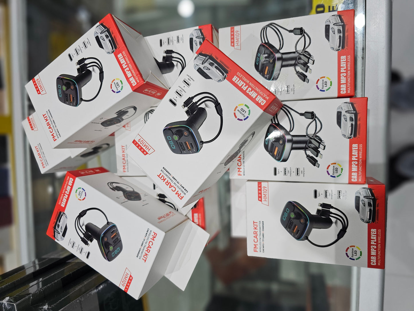 Car mp3 player for car kit wireless fm transmitter hm109
