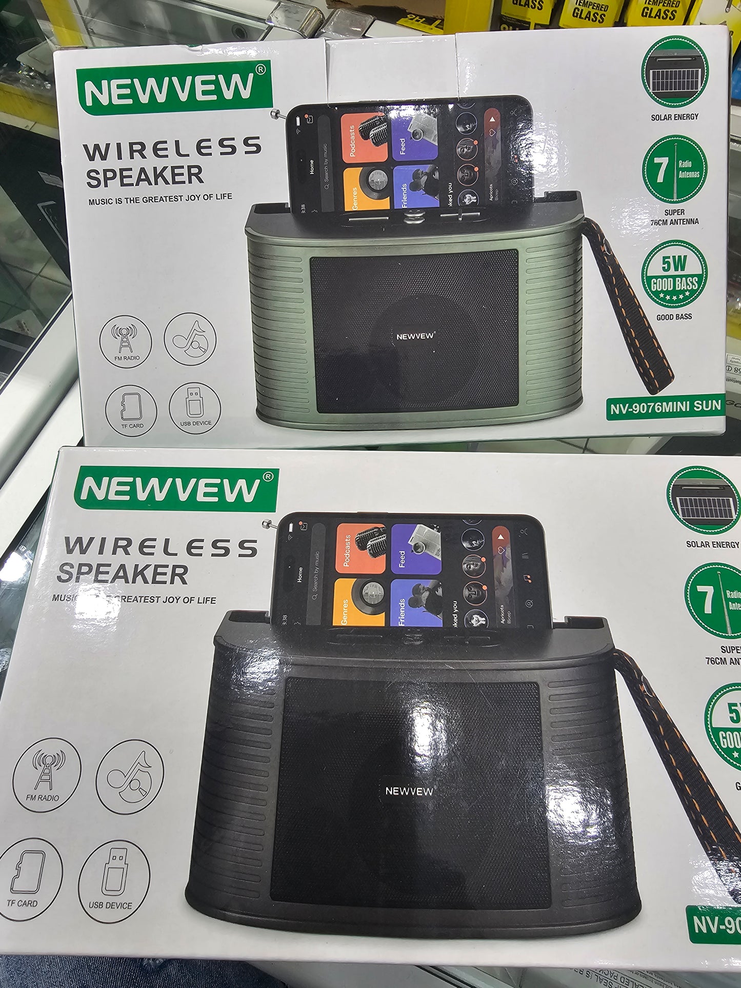 Newview wireless speaker nv-9076 mini sun