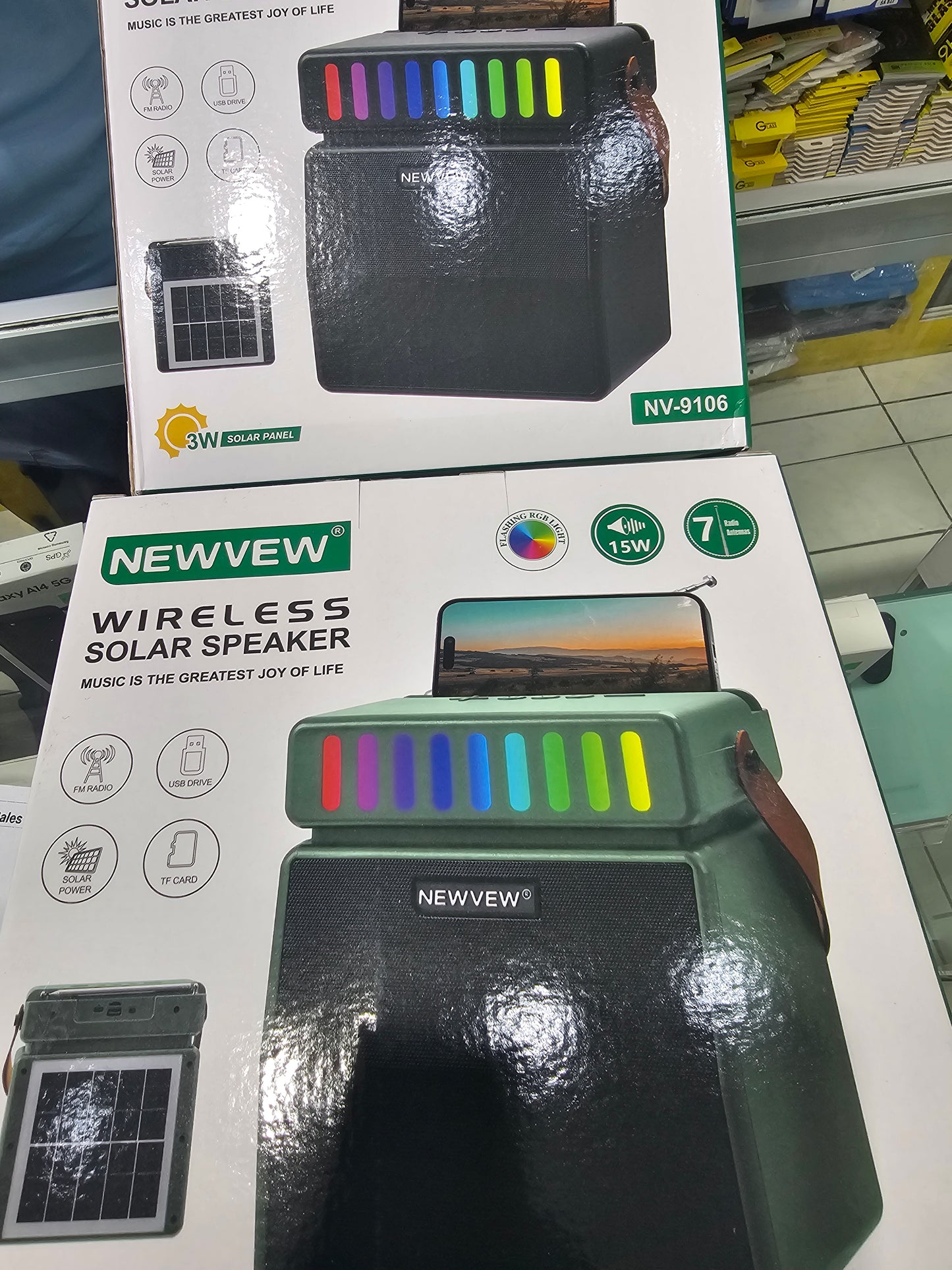 Newview wireless nv-9106 3w solar panel