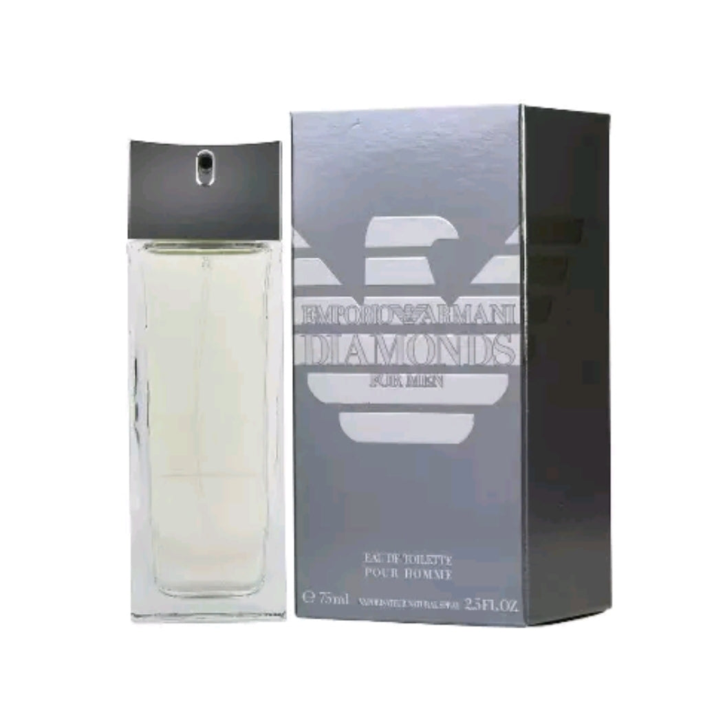Emporio Armani Diamonds by Giorgio Armani 2.5 oz EDT Cologne for Men New In Box