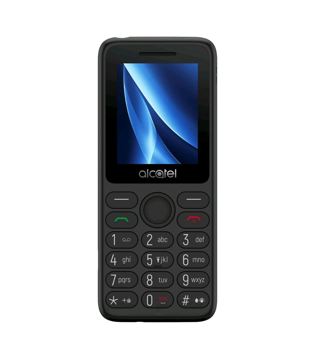 Alcatel 1041 4G Dual SIM GSM Unlocked Keypad Phone - Black - New