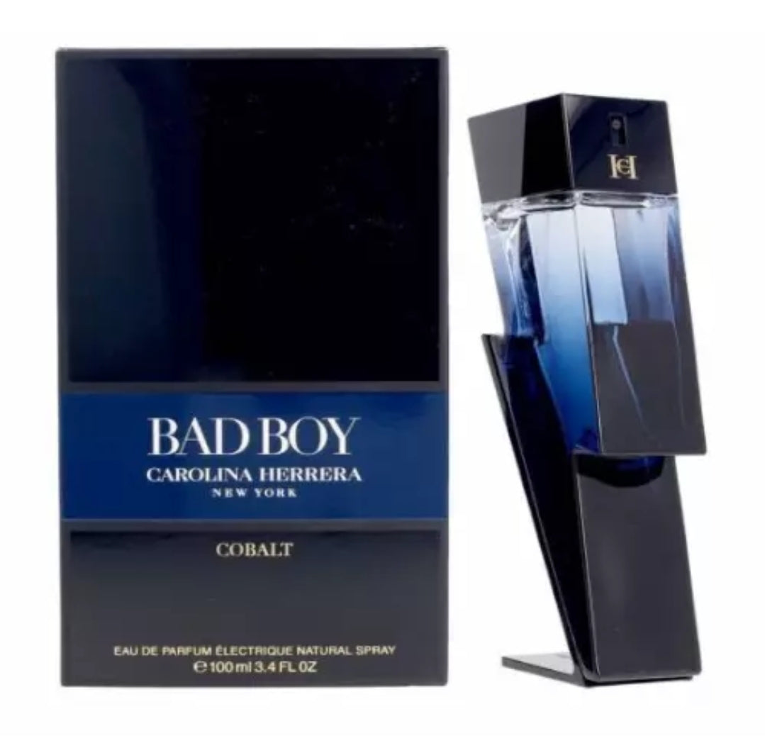 Bad Boy Cobalt by Carolina Herrera 3.4 oz EDP Perfume for Men New In Box