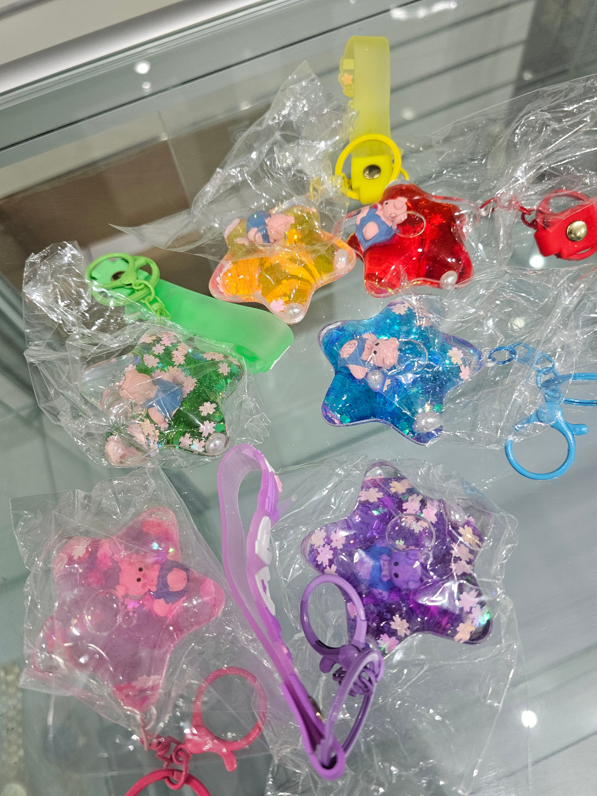 Key chain kc129 happy water star