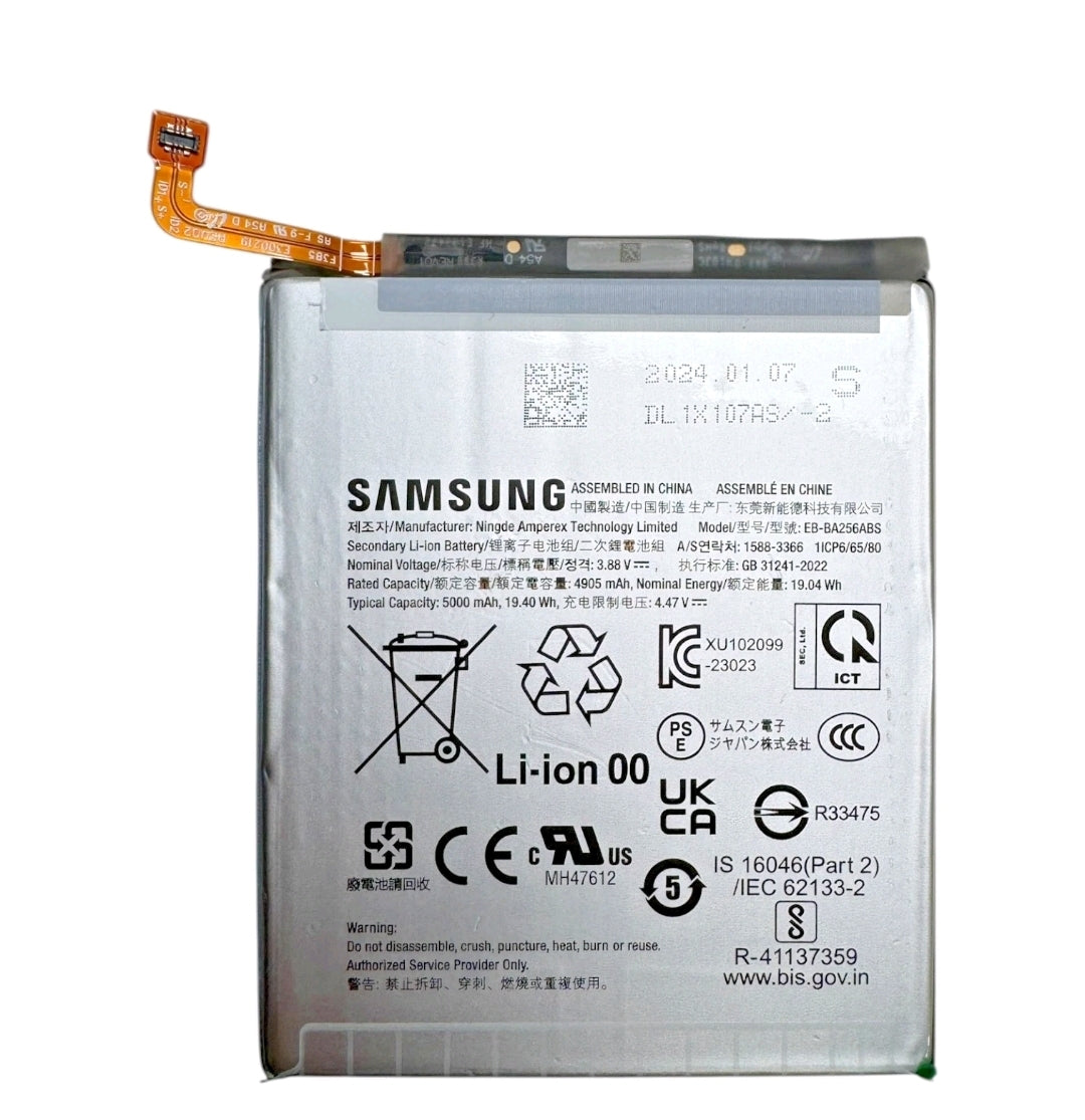 ✅ Samsung Galaxy A25 5G SM-A2566U1 OEM Battery 5000mAh 19.40Wh EB-BA256ABS ✅