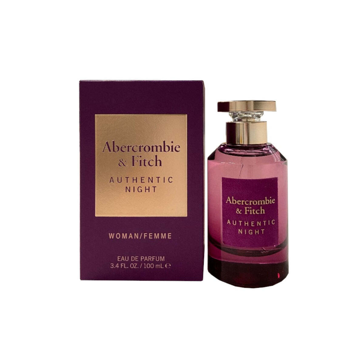 Abercrombie & Fitch Authentic Night perfume women EDP 3.3 / 3.4 oz New In Box